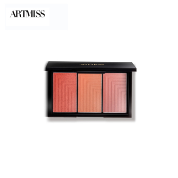 3 Farben Smooth Make-up Rouge-Palette
