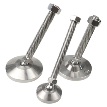 Livelli di piedi regolabili in acciaio inossidabile m16, 80 mm