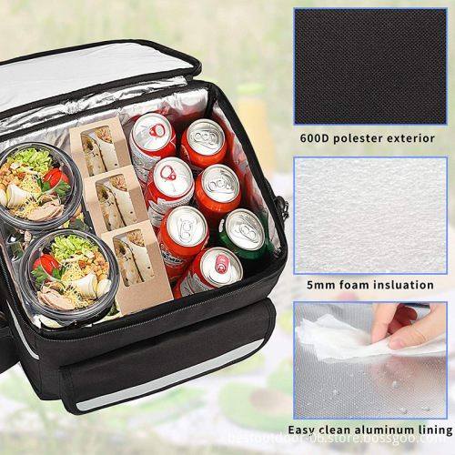 Insulated Soft Ice Cooler Bag for Picnic and Camping - Lunch Bag & Food Delivery Backpack