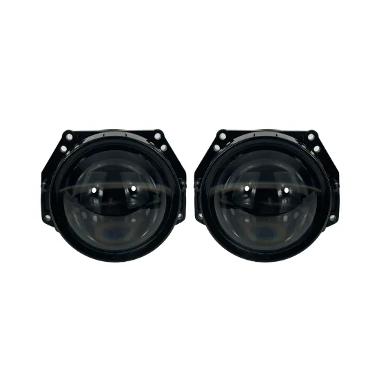 9005 LED Projector Headlight - 55W to 62W High Brightness Bi-LED Lens for Cars