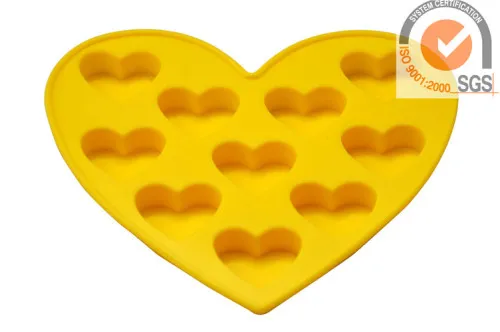 Heart Silicone Ice Cube Trays 