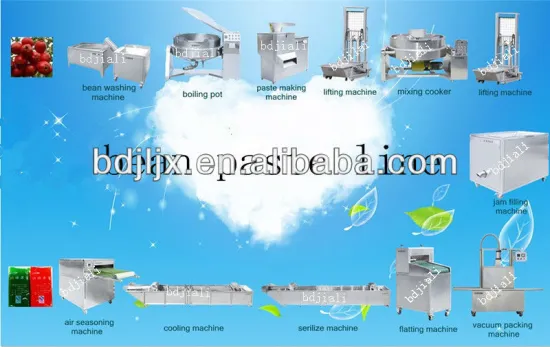 Straberry paste making line