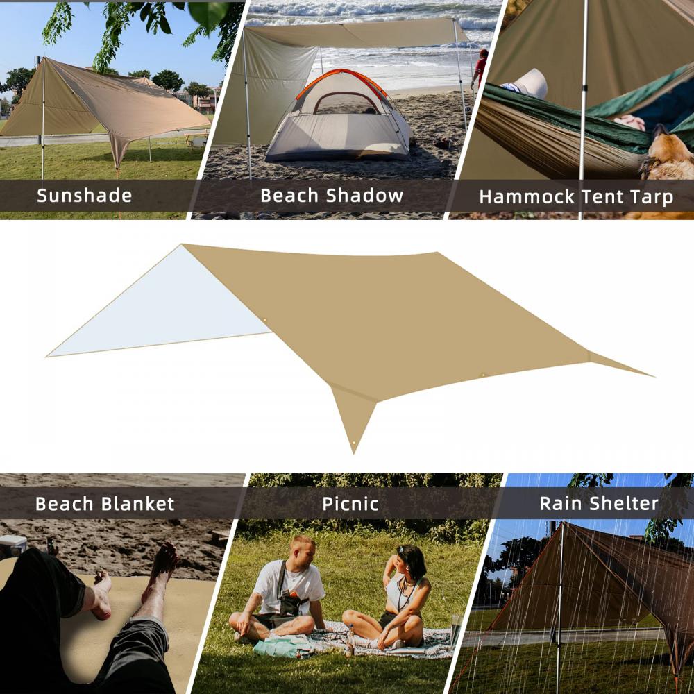 Large Camping Tent Tarp 1 Jpg