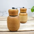Mini tazze in bambù naturale