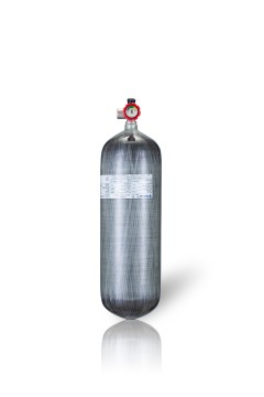 2.5L carbon fiber wound gas cylinder