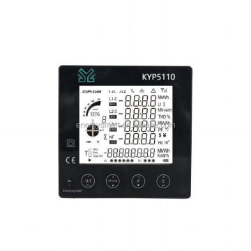 MODBUS RS485 CT TRE FASE LCD Display AC Multifunzione Misuratore di potenza