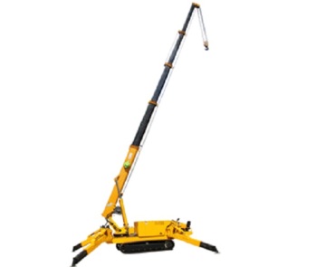 Mini Telescopic Booms Spider Crawler Crane: Εξοπλισμός 3 τόνων αράχνης