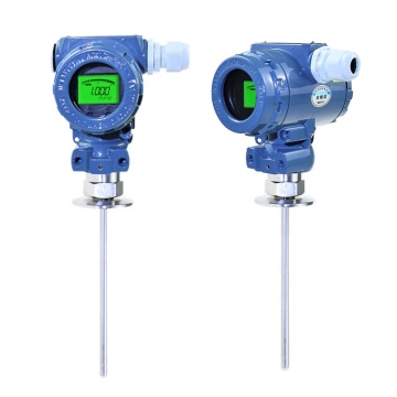 Pemancar Sensor Tingkat Level Cair 0-30m 4-20mA anti-korosif PTFE diesel Bahan bakar PTFE Sensor Level Tangki Minyak Bahan Bakar