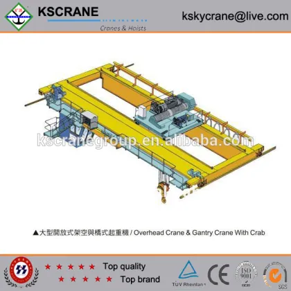 160/30t Heavy Duty Double Girder Overhead Crane Construction Machinery