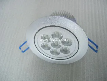 High brightness round  high power 7X1W LED ceiling spotlight