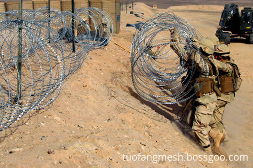 concertina-wire-military-base