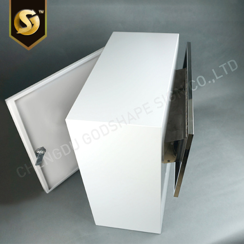 Modern Wall Mounted Customzied White Mailboxes Letterboxes