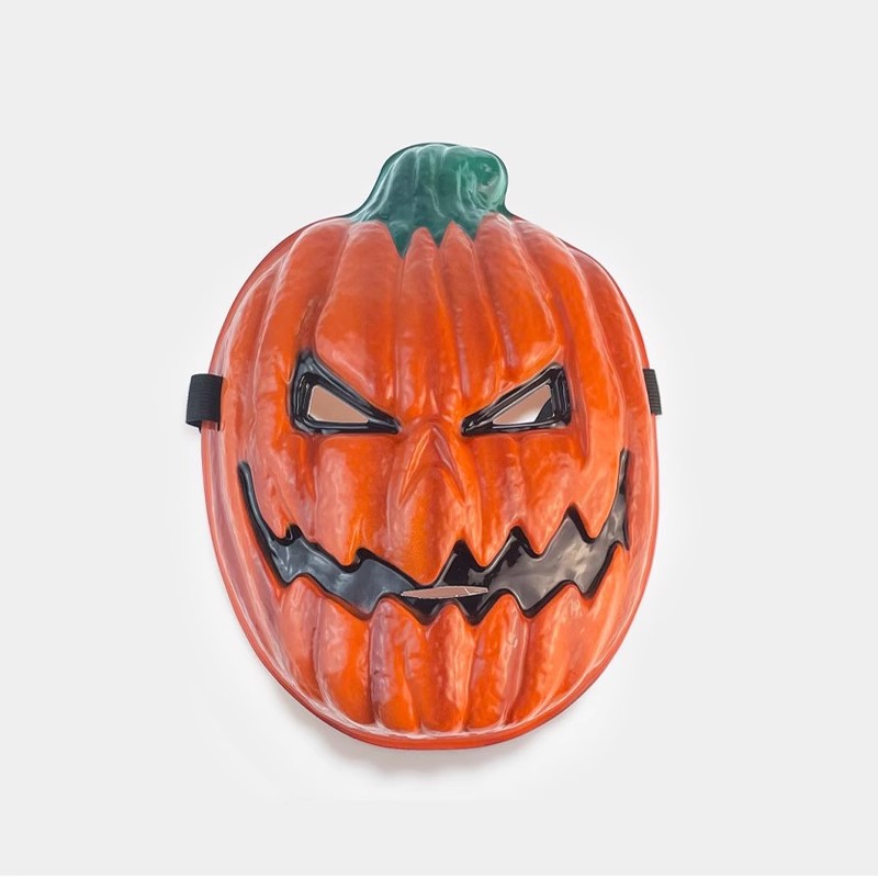 Spooky Pumpkin Head Cosplay Party Mask