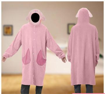 Pajamas di flanella con cappuccio morbido accogliente per adulti