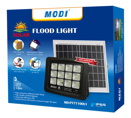 100W LED Solar Flood Lights