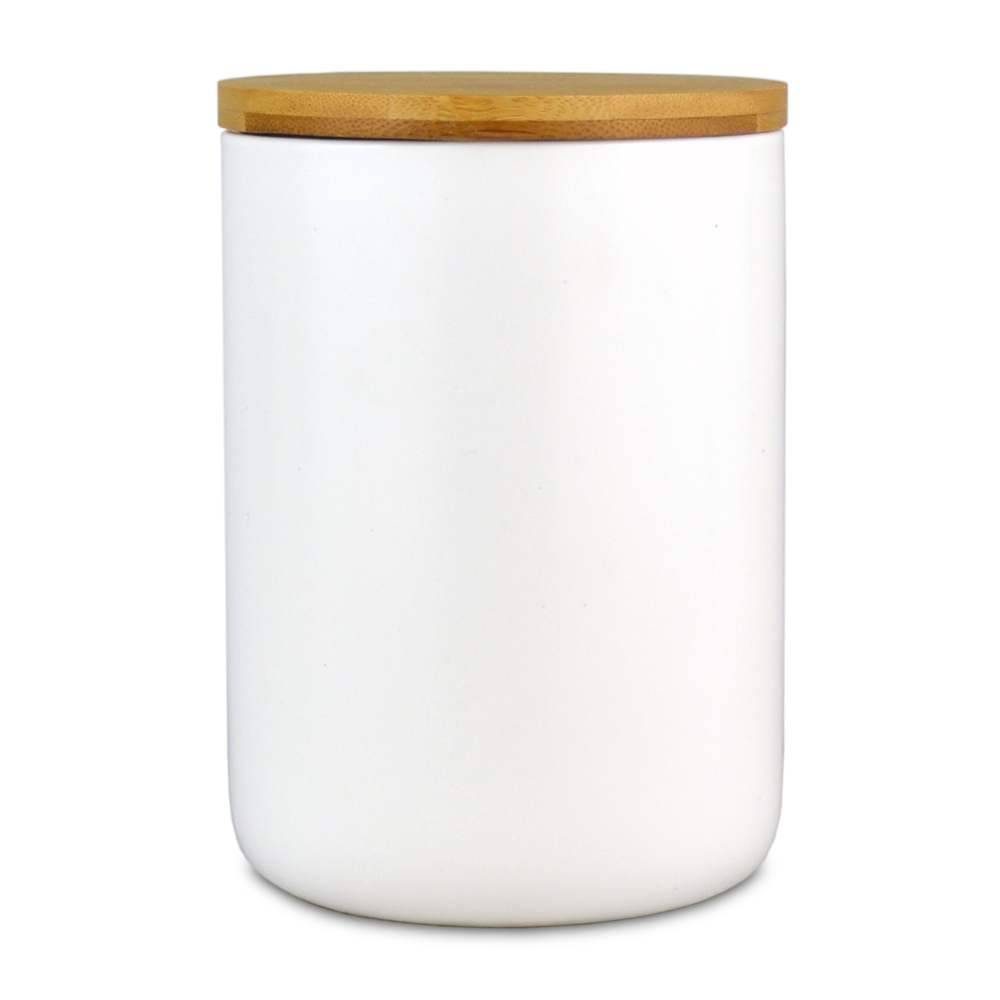 White Scented Fragrance Ceramic Jar Candles Gift Set