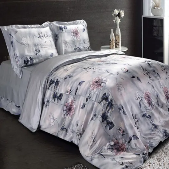 high quality polyester transfer printing satin fabric for hometextile