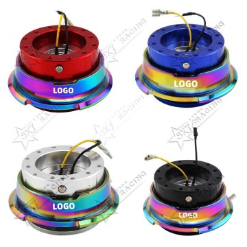 Universal Aluminium Racing Steering Wheel Release Release Hub Adapter Kit