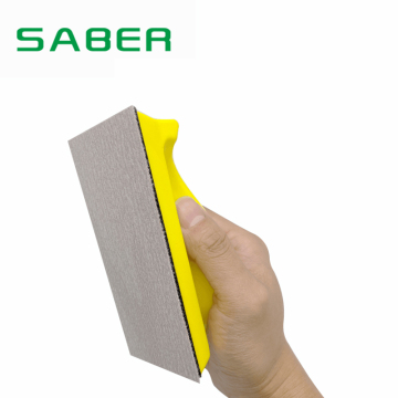 SABER Square Hand Sanding Block for Automotive Polish and Buff