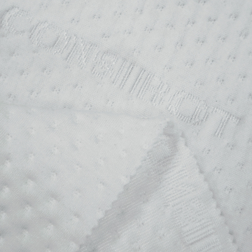High Quality Custom Anti-Wrinkle 230gsm 100% Polyester Knitted Scuba Quilted Jacquard Fabric for Mattress Pillow