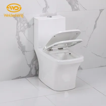 P Trap Washdown S P Trap One Piece Toilet with European Ceramic Seat, 180mm
