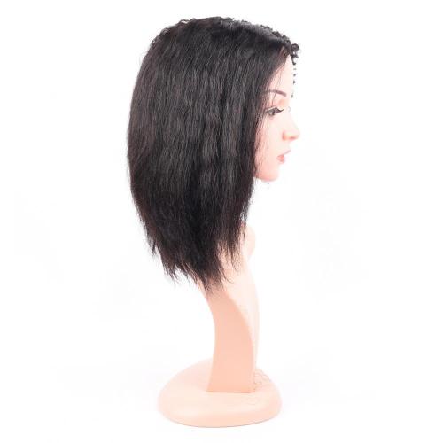 NEW FASHION 100% NATURAL HAIR NATURAL COLOR SWISS LACE WIG