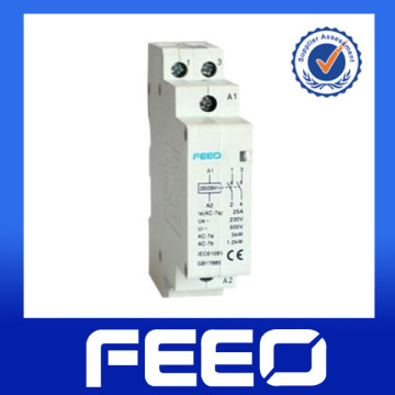 25A elettriche 63A AC contattore modulare 2P DIN Rail montato contattore