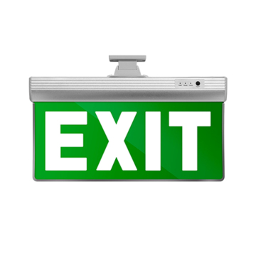 Wall mounted LED exit sign light emergency