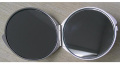 rond aluminium miroir Compact