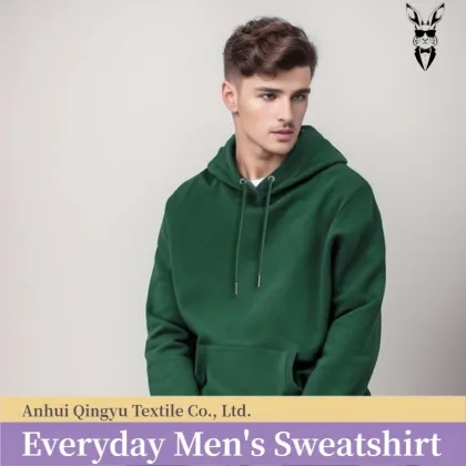 Simple Versatile Cotton-Poly Hoodie