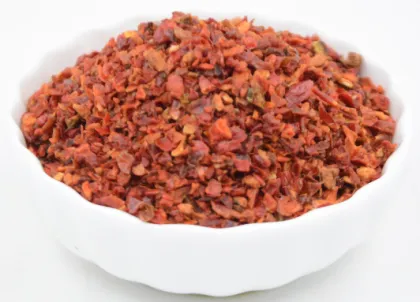 100% Pure Dehydrated Red Bell Pepper 1-3MM