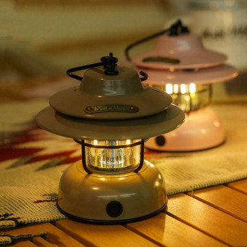 Mobi Garden Camp Retro đèn lồng đèn LED LID LIGHT