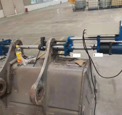 Portable Mobile Line Bore Boring Machine for Excavator Hole Boring Repair