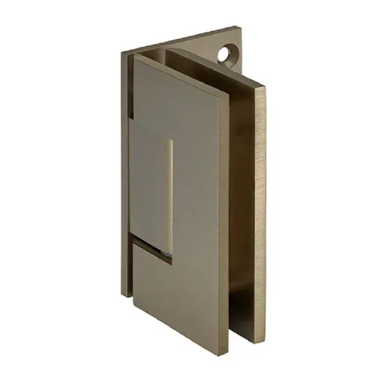 Luxury Brushed Nickel Frameless Shower Door Hinge