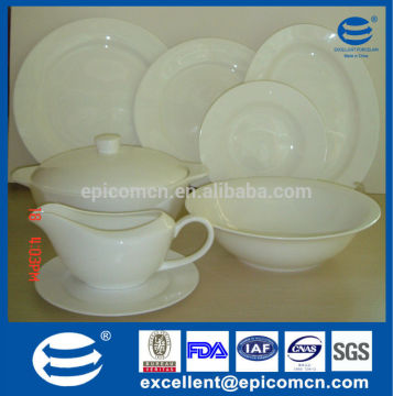 Hot sale hotel&restaurant dishwasher safe white new bone China dinner plates, wholesale dinner plates