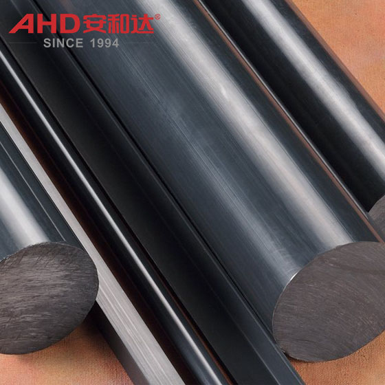 dark grey pvc rigid rod
