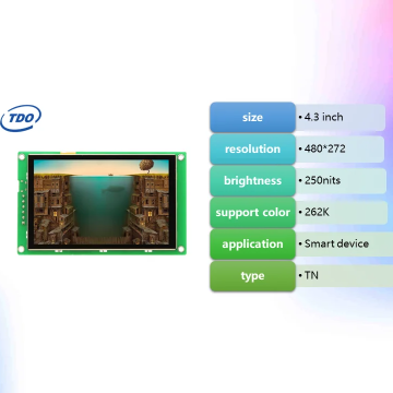 TDO TGUS 4.3 Inch UART LCD Touch Screen for Charging Pile