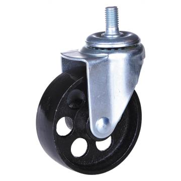 3incn swivel caster with iron wheel with brake