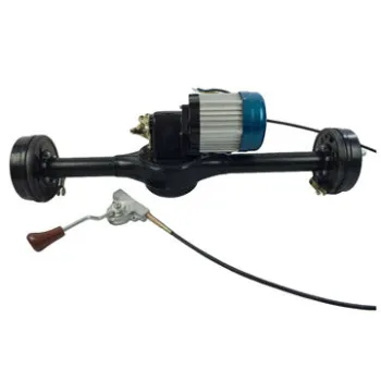 Electric BLDC motor with manual transmission 2 speed gearbox