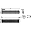 Einzelner Slot weiblicher männlicher H2.15-Board-to-Board-Stecker