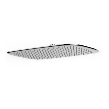Modern Stainless Steel Rectangular Overhead Showerhead for Bathroom