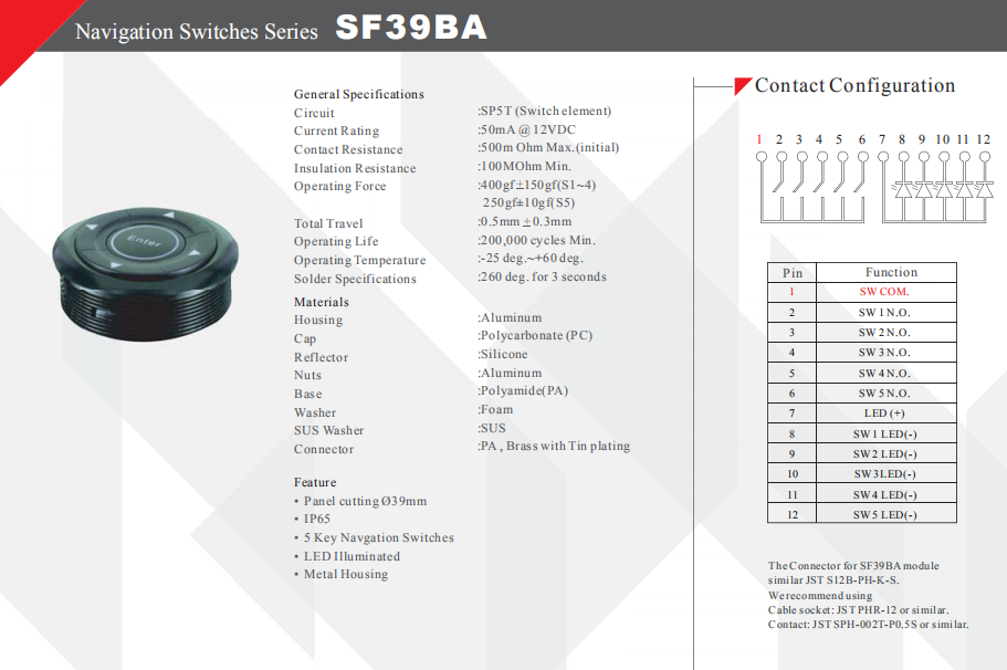 5-way Navigation Switch