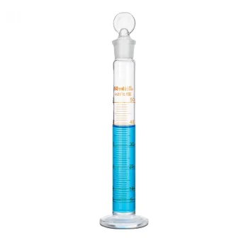 Wholesale 50ml Borosilicate Glass Thick Wall Graduated Cylinder with Stopper
