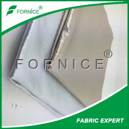 manufacture china 100 polyester knit bronz suede fabric for shoes