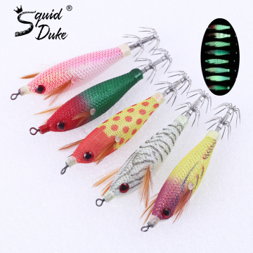 Squidduke 80mm egi squid jig cangkuk memancing memancing