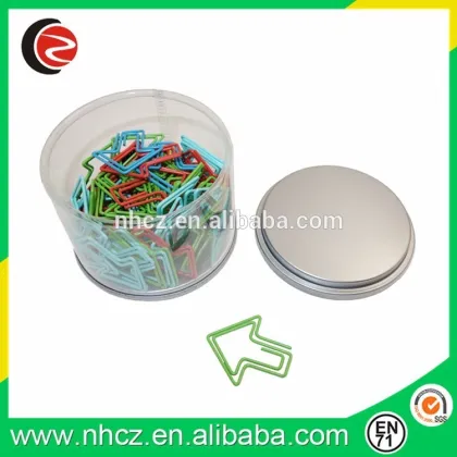 colorful decorative arrow shaped paper clip