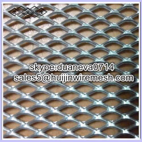 Huijin Factory Diamond Expandable Sheet Metal Mesh/aluminum Expanded