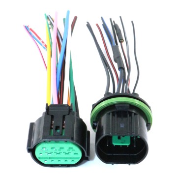 Vattentät anpassad sluten Electric Cable Sensor Connector för bilradioinstallation
