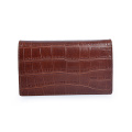 Cartera Minimalista Bolso Clutch de Cuero Everyday Purse Croc