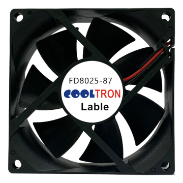 Eco-friendly materials 80mm DC Axial Fan FD8025B12W11-3R21C